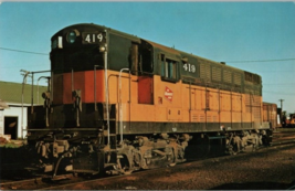 Milwaukee Road Engine 419 Council Bluffs Iowa 1974 Rail Card 8.75 x 5.5 - £3.59 GBP
