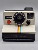 VTG Polaroid Land Camera OneStep, Rainbow Stripe w/Strap (SX-70 Film) - WORKING  - £28.92 GBP