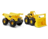 Cat Construction Fleet Toy Dump Truck And Loader Combo Pack Indoor And O... - £36.71 GBP