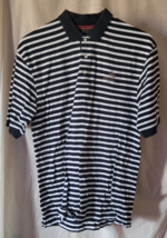 Men's Tommy Hilfiger 3 Button Shirt Black and White Stripe "The Homestea... - $24.99