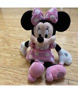 Disney Authentic Minnie Mouse Plush Pink Polka Dot Dress high Heels 13&quot; ... - $10.69
