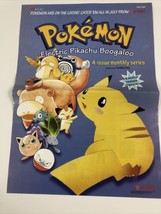 1999 Original Pokémon Poster 15 X 11 Rare Electric Pikachu Boogaloo on the loose - £23.18 GBP