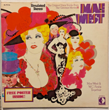 Mae West &quot;The Original Voice Tracks from Her Greatest Movies&quot; (No Poster) 1970 - £3.20 GBP