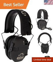 Noise-Cancelling RAZOR Rechargeable Earmuffs: Clear Sound &amp; Hearing Prot... - $75.99