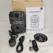 4K 32MP Trail Camera, Game Camera for Wildlife Monitoring - 120° PIR Angle - $54.09 CAD