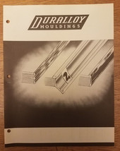 Vintage 1950s Duralloy Mouldings Lithographed Catalog &amp; Price List - $18.08