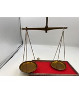Vintage Brass Scale made in West Germany with Weights and original Box - $79.99