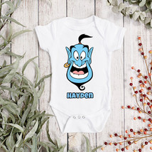 DISNEY ALADDIN GENIE Personalised Baby Vest - Disney Aladdin Sleepsuit B... - $10.94