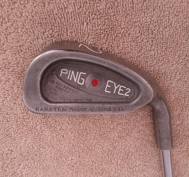 Primary image for TZ GOLF - VINTAGE Ping Eye 2 RED Dot 2 Iron SINGLE IRON ONLY KT-M Steel RH