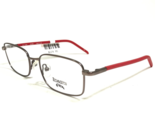 Technolite Flex Kinder Brille Rahmen Tlf1008 BK / Rd Grau Matt Rot 48-17... - $37.15