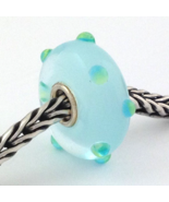Authentic Trollbeads Ice Blue Bud Glass Charm 61165, New - €20,44 EUR