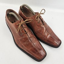 Stacy Adams Mens Shoes Size 10.5M Brown Leather Oxfords Lace Up Dress - £31.40 GBP