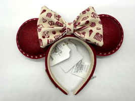 Disney Parks Boardwalk Resort Minnie Ears Headband Loungefly Glows Scent... - £46.43 GBP