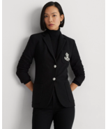 Lauren Ralph Lauren Women&#39;s Patch Jacquard Bullion Blazer Polo Black $24... - $300.00 CAD