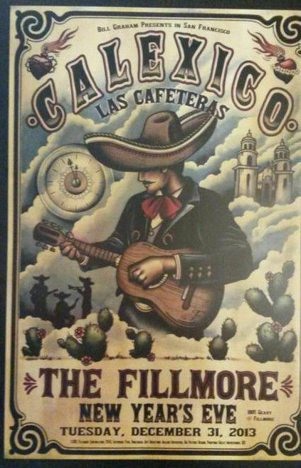 MINT CALEXCIO FILLMORE POSTER NYE 2013 - $21.49
