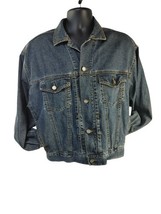 GAP Premium Standard Mens Blue Denim Jean Jacket Button Down - Size Medium - $29.40