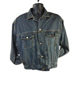 GAP Premium Standard Mens Blue Denim Jean Jacket Button Down - Size Medium - $540.23 MXN