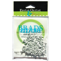 Eyelet Outlet Round Brads 4mm  White - $11.51