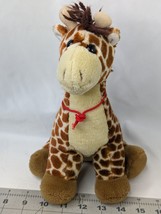 Dakin Giraffe Plush Sitting 10 Inch 1994 Stuffed Animal Toy - £6.93 GBP