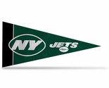 New York Jets NFL Felt Mini Pennant 4&quot; x 9&quot; Banner Flag Souvenir NEW - £2.89 GBP