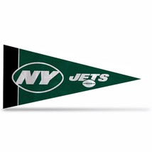 New York Jets NFL Felt Mini Pennant 4&quot; x 9&quot; Banner Flag Souvenir NEW - £2.90 GBP