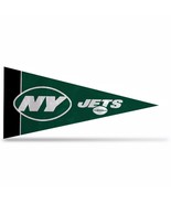 New York Jets NFL Felt Mini Pennant 4&quot; x 9&quot; Banner Flag Souvenir NEW - £2.91 GBP