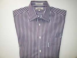 Faconnable Spread Stripes Pin-Points Men’s Dress Shirt Multi-Color 16.5-17 | 33  - £26.60 GBP