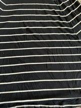 GAP Striped Maxi Skirt Black White Fold Over Waist Stretchy Petite Size XSP - £14.93 GBP
