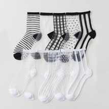 5 pairs Fashionable, Elastic, and Transparent Lace Ankle Socks for Women&quot; - £7.60 GBP+