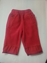 Vintage Stock Vtg Baby Gap Fleece Pants Warm Red 12-18 Months Toddler - £11.94 GBP