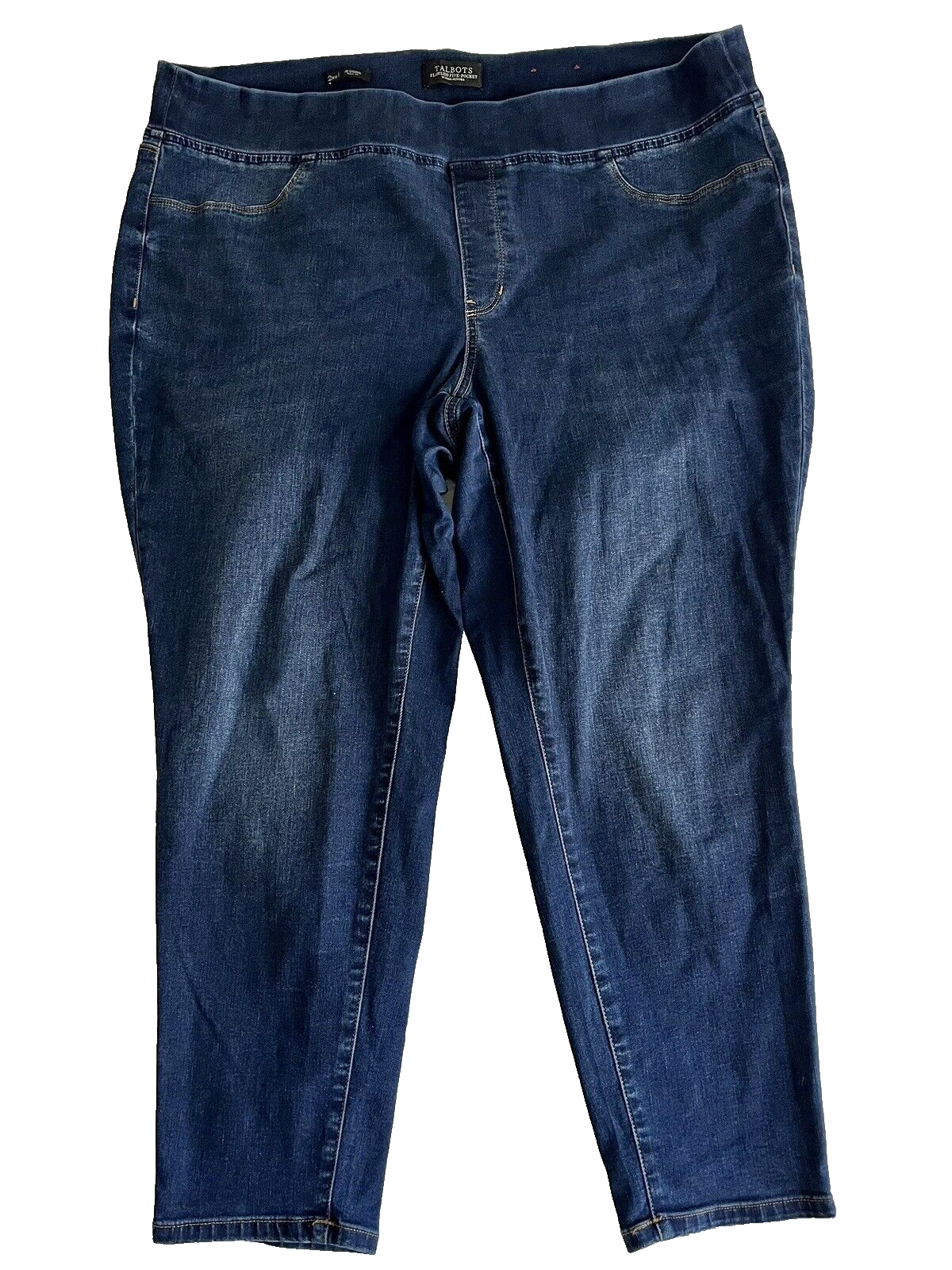 Talbots Flawless Five Pocket Woman Petites Dark Wash Jegging Size 22WP - $28.49