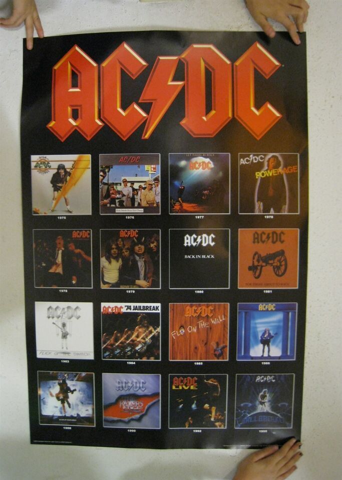 AC / DC Poster All De Their Albums Acdc AC \cc-
show original title

Ori... - $8.97