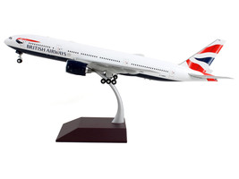 Boeing 777-200ER Commercial Aircraft &quot;British Airways&quot; White with Striped Tail &quot; - £127.38 GBP