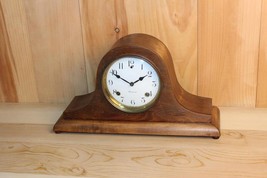 Impressive Antique Sessions 8 Day Mantle Clock ~ Refinished ~ Serviced &amp; Running - £227.81 GBP