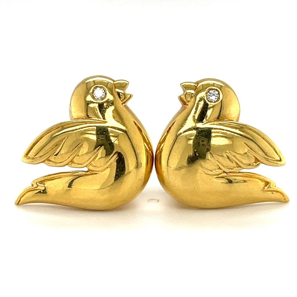 Authenticity Guarantee
Van Cleef & Arpels 18k Yellow Gold Vintage Dove Ear C... Item image 6