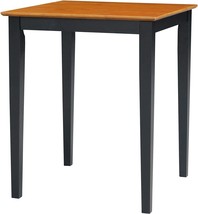 30 By 30 By 36-Inch Solid Wood Dining Table With Shaker Legs By, Black/Cherry. - £204.61 GBP