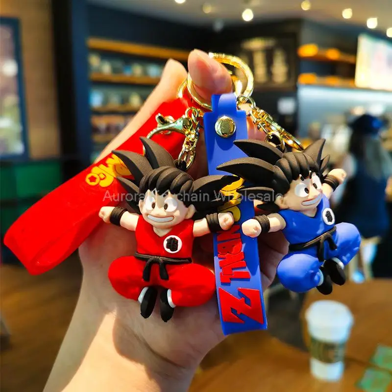 Anime Dragon Ball Keychain Z Super Saiyan Son Goku Bulma Broly Piccolo Majin Buu - £6.41 GBP+