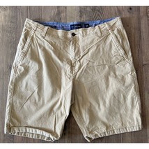 Lucky Brand Saturday Stretch 9&quot; Chino Khaki Tan Shorts 7MP2023 Men&#39;s Size 38 - £15.65 GBP