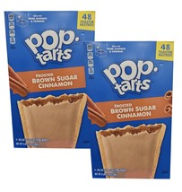 2 packs Pop-Tarts Brown Sugar Cinnamon 48 Ct. FREE SHIPPING - £25.51 GBP