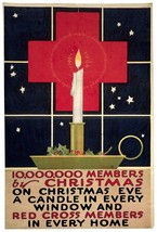 Decor Poster. fine Graphic Design. 10,000,000 Red Cross members Wall Art. 1765 - £13.63 GBP+