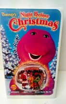 Barney&#39;s Night Before Christmas (VHS, 1999) Barney Clamshell Never on TV - £12.39 GBP