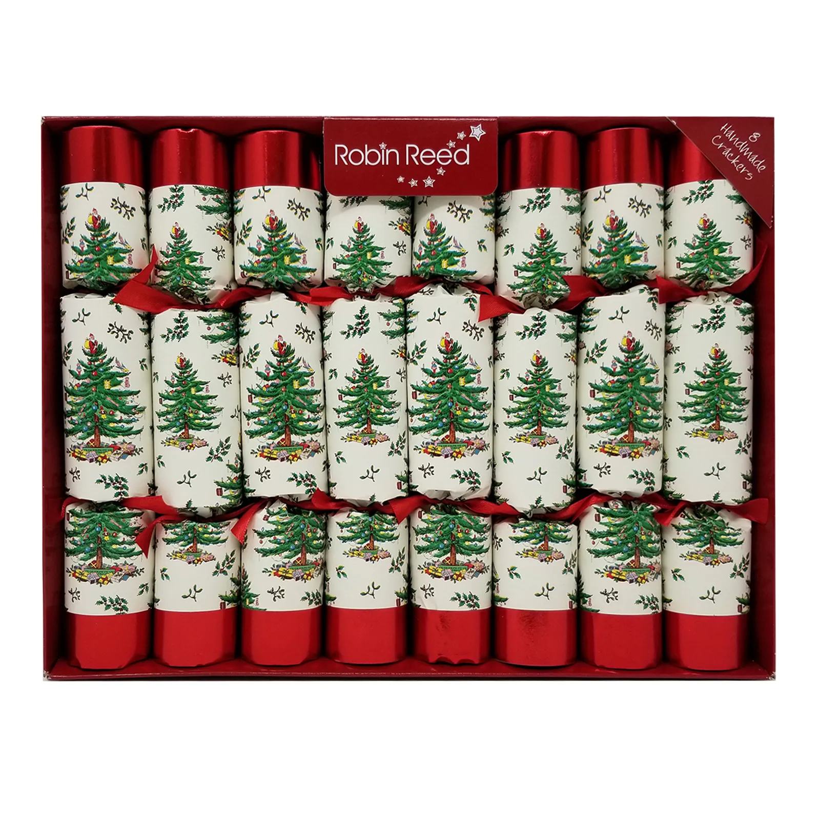 Robin Reed 531 Spode Tree Handmade English Christmas Crackers, 10 In. (S... - €28,42 EUR