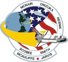 4&quot; Nasa Space Shuttle Challenger Mission Logo Sticker Decal Made In Usa - £21.91 GBP