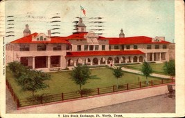 Fort Worth TX Live Stock Exchange 1908 POSTCARD Western Stockyards-BK31 - £9.89 GBP