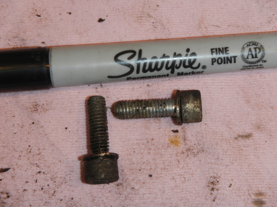 INTAKE MANIFOLD BOOT INSULATOR MOUNT BOLTS 1990 90 BMW K100LT K100 LT 1000 - $5.20