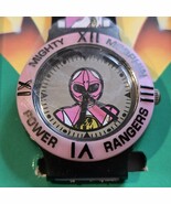 MMPR Power Rangers Pink Ranger Wind-Up Watch 1994 NOS Vintage 90s New - $47.47 CAD