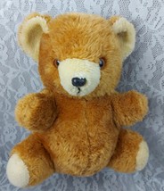 Brown Potbelly Teddy Bear Cream 13&quot; Plush Stuffed Animal Toy Doll Room V... - $19.79