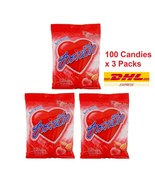 3 x HEARTBEAT Heart Shape Candy RAKAM Flavor SWEET SOUR Tropical Thai Fr... - £26.44 GBP
