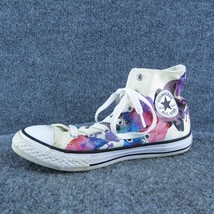 Converse Youth Girls Sneaker Shoes Multicolor Fabric Lace Up Size 3 Medium - £17.09 GBP