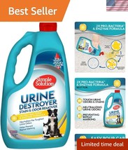 Enzymatic Pet Urine Cleaner - 128 oz Stain &amp; Odor Eliminator with Pro-Ba... - $61.00